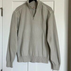 Faconnable Jeans Men’s Half Zip Sweater | Size Large